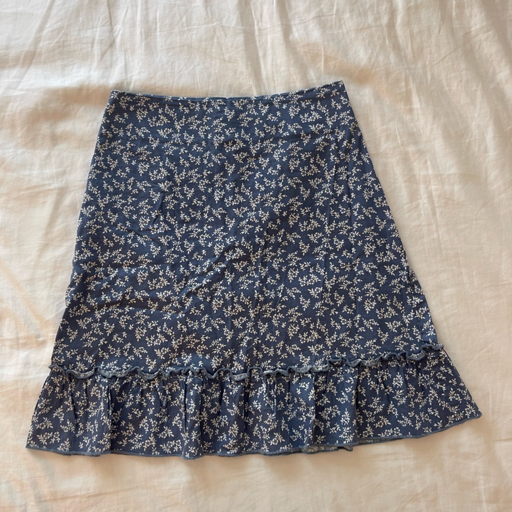floral ruffled brandy Melville skirt
